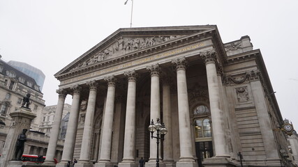 Photo from city of London on a cloudy morning, United Kingdom