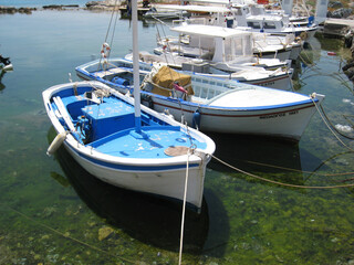 Obraz premium Photo from picturesque island of Agistri, Saronic gulf, Greece