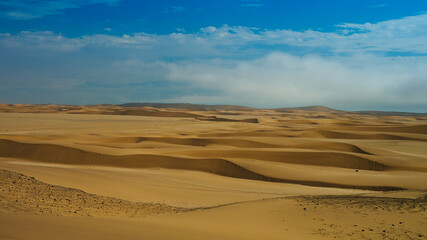 Landscape with sand dunes near Swakopmund Namibia