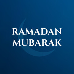 Fototapeta premium Ramadan Kareem greeting beautiful lettering