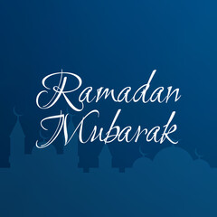 Ramadan kareem vector greetings design © 3dwithlove