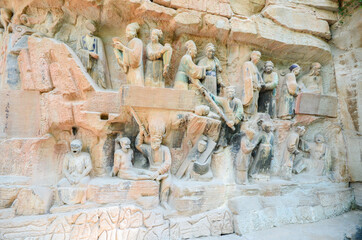 Dazu Rock Carvings in Chongqing Municipality, China