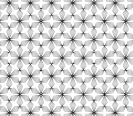 flower pattern vector, repeating linear petal of flower, monochrome stylish 