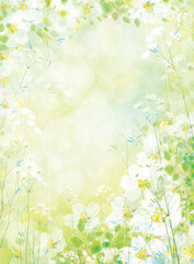 Vector spring floral background. - 157566127