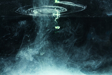 Entstehung Universum Abstrakt Wasser Tropfen Bewegung