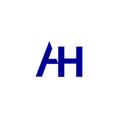 Fototapeta premium letter AH logo vector