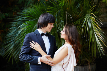 Amazing wedding photo  in park