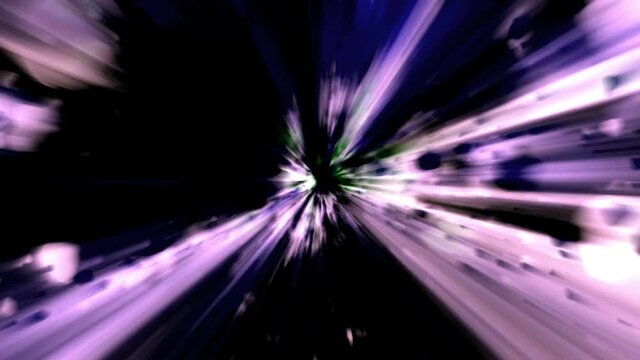 Space Motion Speed Way Colored Explosion Abstract Background