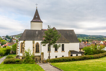 Fototapeta na wymiar 3431 Sinsheim Dühren - evangelische Kirche