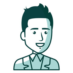 elegant businessman avatar character vector illustration design