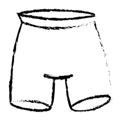 shorts hanging in the laundry vector illustration design