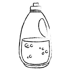 Laundry product in plastic bottle vector illustration design