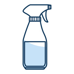 Laundry product in splash bottle vector illustration design