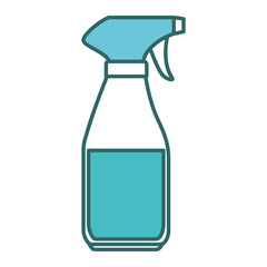 Laundry product in splash bottle vector illustration design