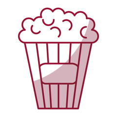 pop corn cinema food vector illustration design