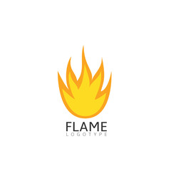 Flame symbol illustration
