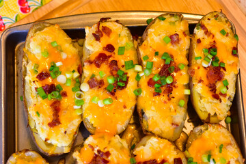 Twice baked potatoes
