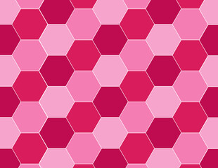 Pink Hexagon Background