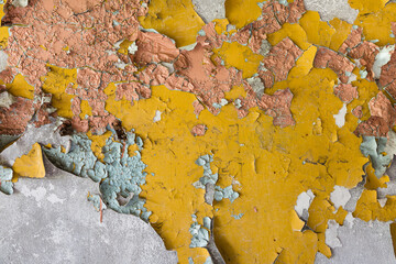 3 colour peeling paint texture