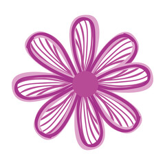 beautiful Flower decoration icon vector illustration design