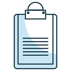 clipboard document isolated icon vector illustration design