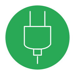 Obraz premium energy plug isolated icon vector illustration design