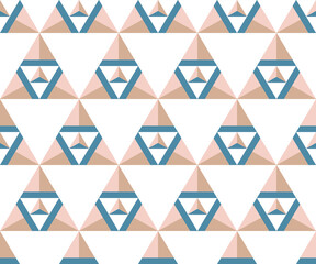 Seamless pattern from simple triangular elements.