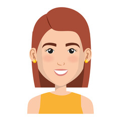 elegant businesswoman avatar character vector illustration design