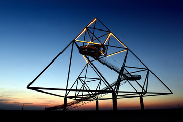 Tetraeder, Bottrop, Germany - Industry Architecture Art Tetrahedron with a viewing platform