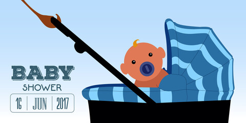 Baby shower invitational card