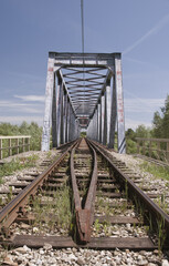 railway bridge, tracks
