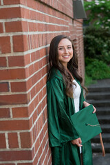Naklejka premium College Graduation Photo on University Campus