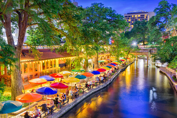 San Antonio, Texas, USA on the River Walk.