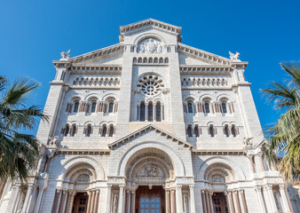 Fototapeta na wymiar St. Nicolas cathedral in Monaco