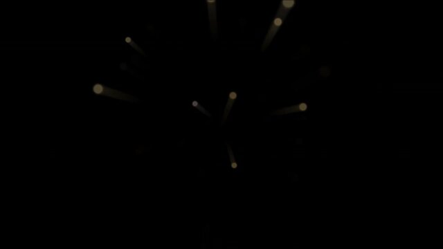 4k Power explosion ray tech electron energy field launch magic dust fireworks particles art background.