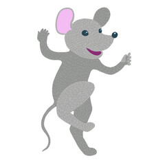 Obraz na płótnie Canvas Mouse dancing