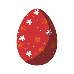 Egg easter day icon vector illustration graphic design
