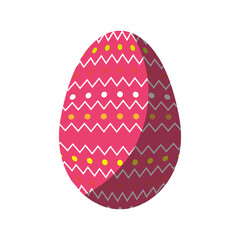 Egg easter day icon vector illustration graphic design