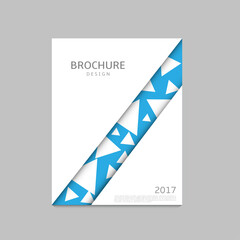 Abstract business brochure