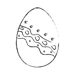 Egg easter day icon vector illustration graphic design
