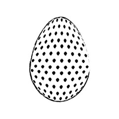 Egg easter day icon vector illustration graphic design
