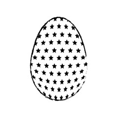 Egg easter day icon vector illustration graphic design