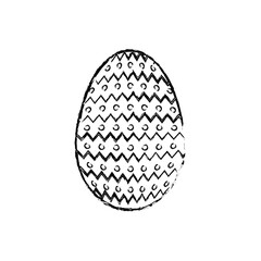 Egg easter day icon vector illustration graphic design