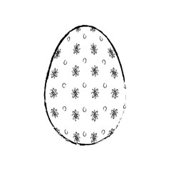 Egg easter day icon vector illustration graphic design