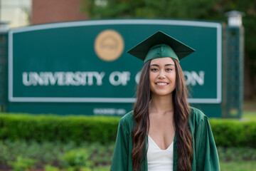 College Graduation Photo on University Campus