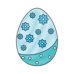 Egg easter day icon vector illustration graphic