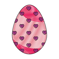 Egg easter day icon vector illustration graphic