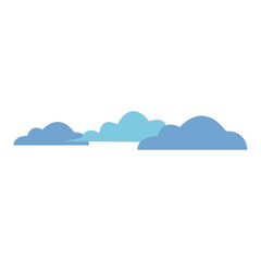 cloud sky weather heaven nature icon vector Illustration