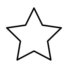 Obraz premium star funny comic cartoon decoration icon vector illustration
