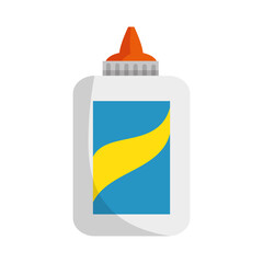 Bottle of glue icon vector illustration graphic design